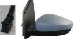 VW Polo - 6R - [09-17] Complete Electric Adjust Mirror Unit - Primed + Indicator
